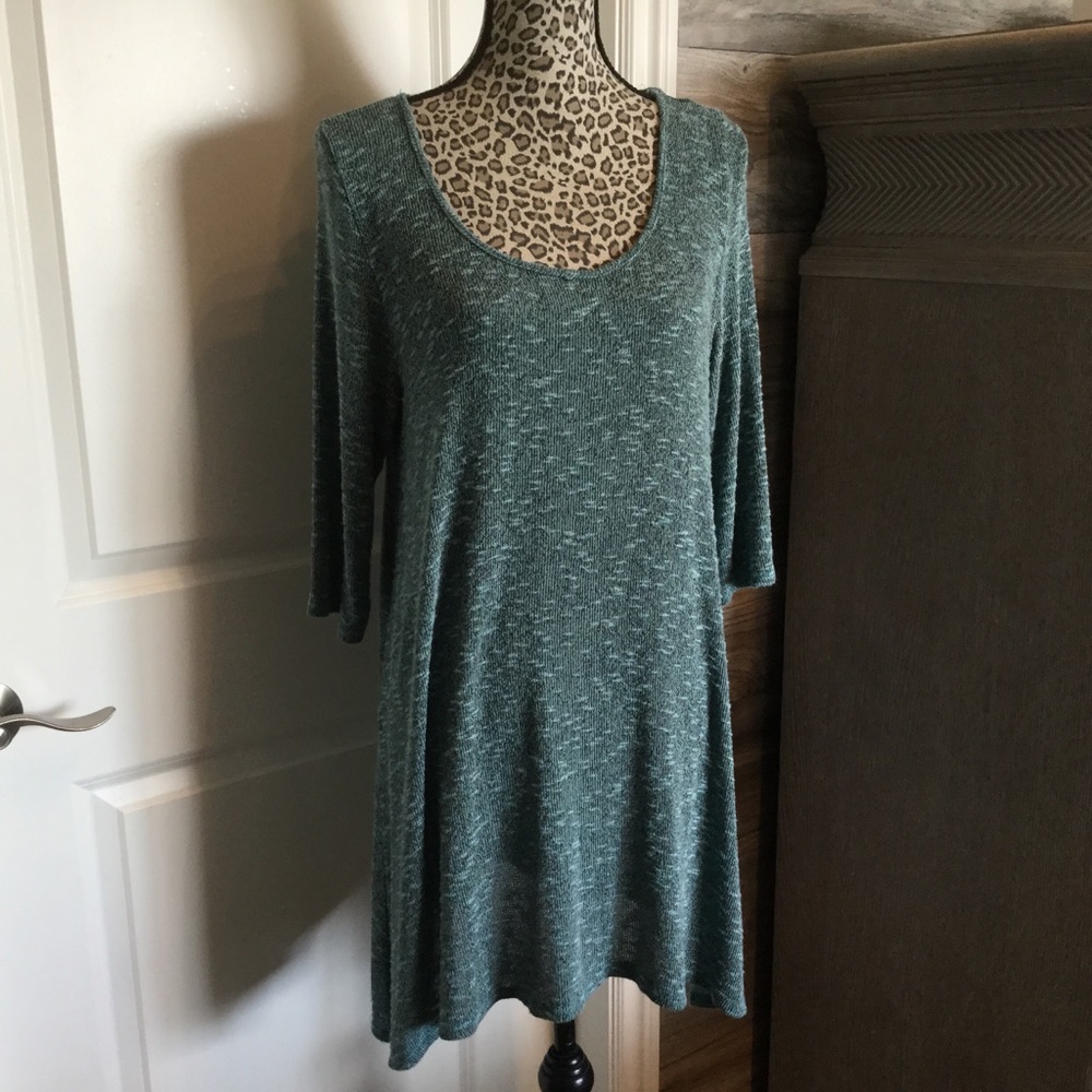 Turquoise Knit Tunic